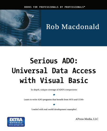 Serious ADO: Universal Data Access with Visual Basic