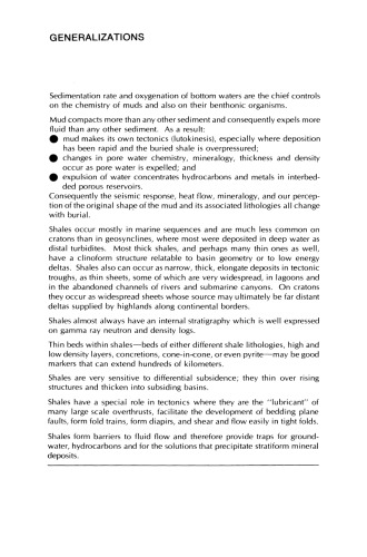 Sedimentology of Shale: Study Guide and Reference Source