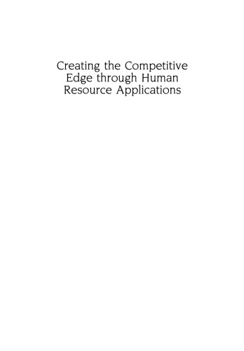 Creating the Competitive Edge through Human Resource Applications