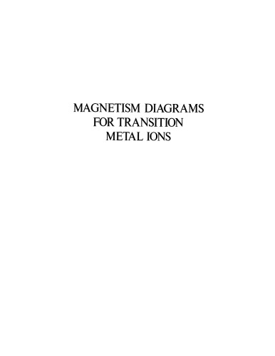 Magnetism Diagrams for Transition Metal Ions