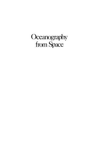 Oceanography from Space