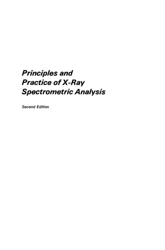 Principles and Practice of X-Ray Spectrometric Analysis