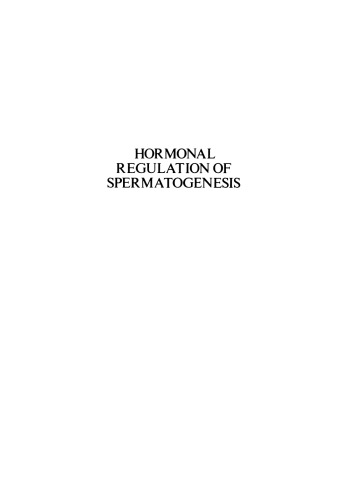 Hormonal Regulation of Spermatogenesis