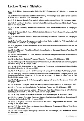 Advances in Order Restricted Statistical Inference: Proceedings of the Symposium on Order Restricted Statistical Inference held in Iowa City, Iowa, September 11–13, 1985