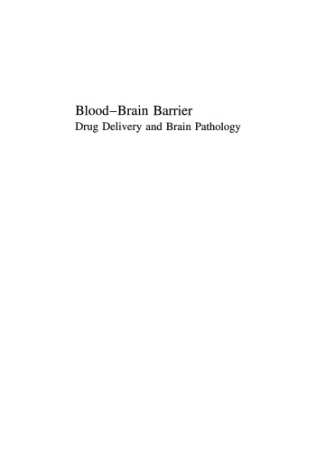 Blood—Brain Barrier: Drug Delivery and Brain Pathology