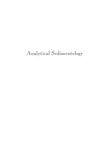 Analytical Sedimentology