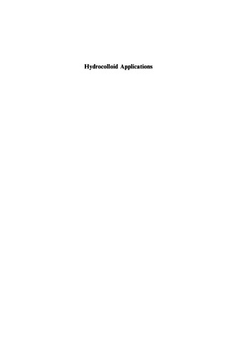 Hydrocolloid Applications: Gum technology in the food and other industries