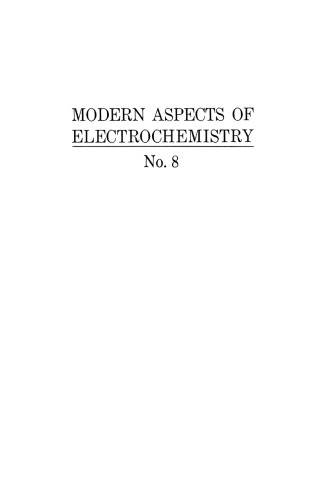 Modern Aspects of Electrochemistry: No. 8