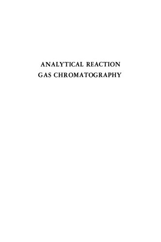 Analytical Reaction Gas Chromatography