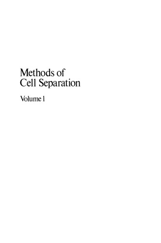 Methods of Cell Separation