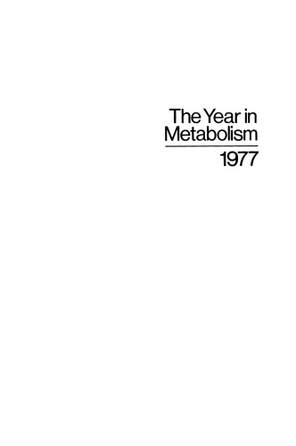 The Year in Metabolism 1977