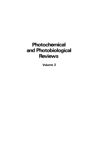 Photochemical and Photobiological Reviews