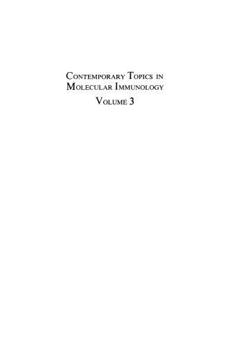 Contemporary Topics in Molecular Immunology: Volume 3