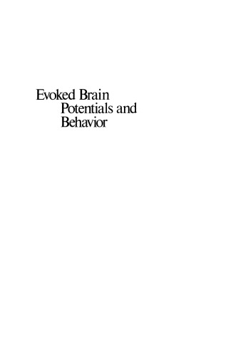 Evoked Brain Potentials and Behavior