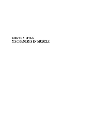 Contractile Mechanisms in Muscle