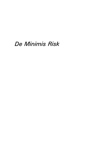 De Minimis Risk