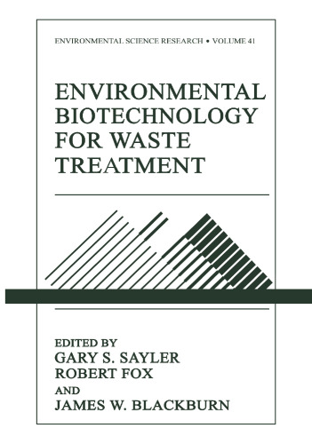 Environmental Biotechnology for Waste Treatment