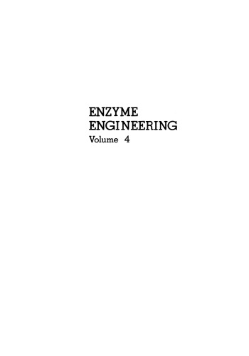 Enzyme Engineering: Volume 4