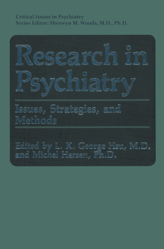 Research in Psychiatry: Issues, Strategies, and Methods