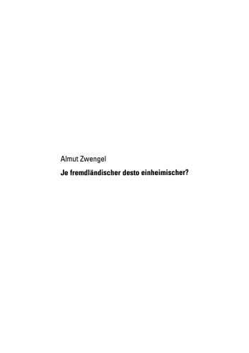 Je fremdländischer desto einheimischer?: Fallstudien zu Integrationsdynamiken bei nordafrikanischen Einwanderern in Frankreich