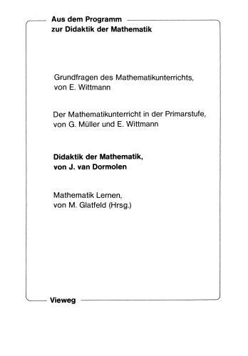 Didaktik der Mathematik