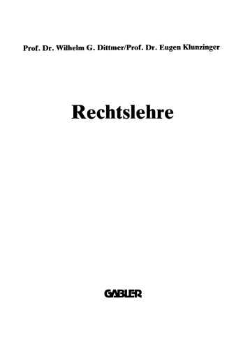 Rechtslehre