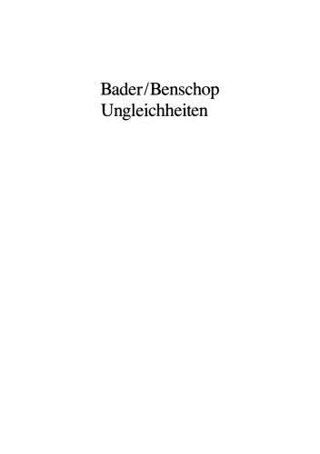 Ungleichheiten: Protheorie sozialer Ungleichheit und kollektiven Handelns