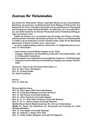 Zum Integrationspotential der türkischen Tagespresse in der Bundesrepublik Deutschland: Ergebnisse einer quantitativen und qualitativen Inhaltsanalyse türkischer Tageszeitungen