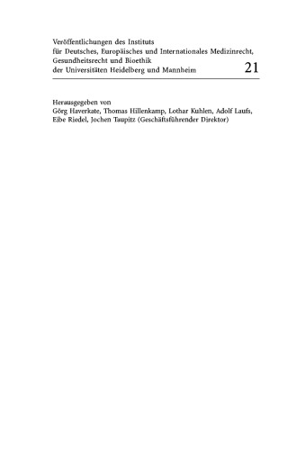 Das Medizinproduktegesetz: Staatliche Risikosteuerung unter dem Einfluss europäischer Harmonisierung