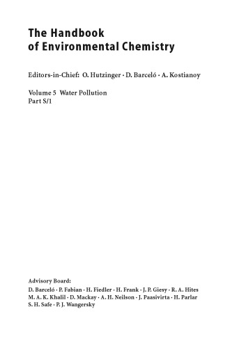 Emerging Contaminants from Industrial and Municipal Waste: Occurrence, Analysis and Effects