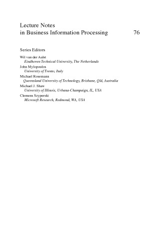 Enterprise Interoperability: Third International IFIP Working Conference, IWEI 2011, Stockholm, Sweden, March 23-24, 2011. Proceedings