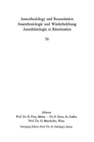 Anaesthesie bei Eingriffen an endokrinen Organen und bei Herzrhythmusstörungen: Beiträge zu den Themen „Anaesthesie bei Eingriffen an endokrinen Organen“ und „Anaesthesist und Herzrhythmusstörungen“ der XI. gemeinsamen Tagung der Österreichischen, Schweitzer und Deutschen Gesellschaftenfür Anaesthesiologie und Wiederbelebung 1969 in Saarbrücken