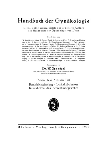 Bauchfellentzündung Genitaltuberkulose Krankheiten des Beckenbindegewebes