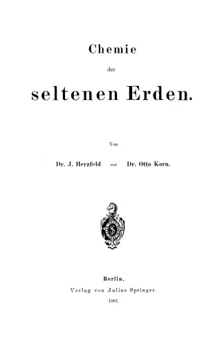 Chemie der seltenen Erden