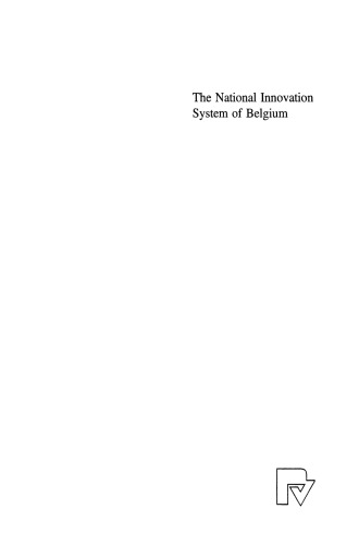 The National Innovation System of Belgium