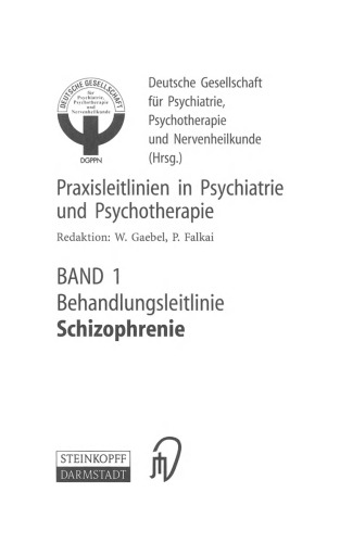 Behandlungsleitlinie Schizophrenie