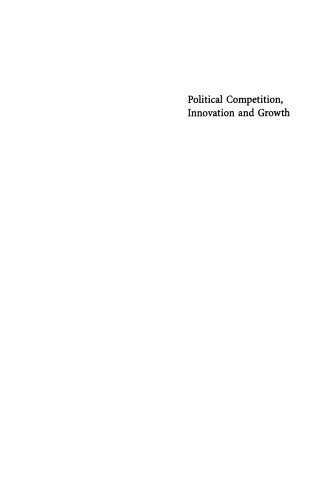 Political Competition, Innovation and Growth: A Historical Analysis