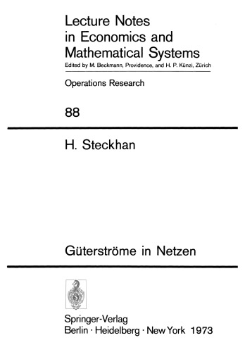 Güterströme in Netzen