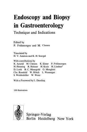 Endoscopy and Biopsy in Gastroenterology: Technique and Indications