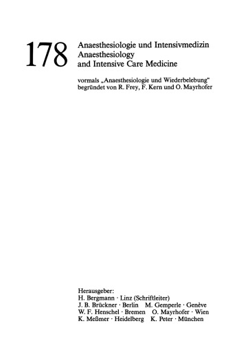 Update in Intensive Care and Emergency Medicine: Proceedings of the 5th International Symposium on Intensive Care and Emergency Medicine Brussels, Belgium, March 26–29, 1985