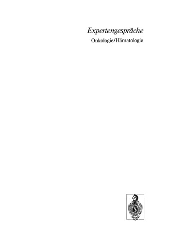 Interdisziplinäre Therapie des Bronchialkarzinoms: Expertengespräche Onkologie/Hämatologie