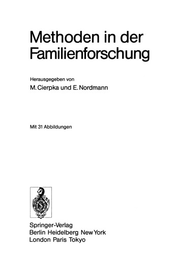 Methoden in der Familienforschung