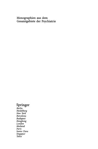 Subsyndrome der chronischen Schizophrenie: Untersuchungen mit bildgebenden Verfahren zur Heterogenität schizophrener Psychosen