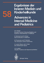 Ergebnisse der Inneren Medizin und Kinderheilkunde / Advances in Internal Medicine and Pediatrics