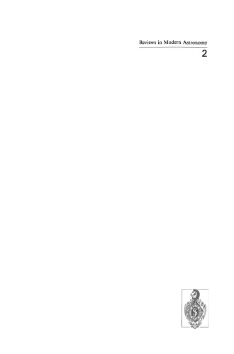 Reviews in Modern Astronomy 2