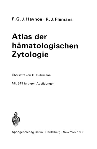 Atlas der hämatologischen Zytologie