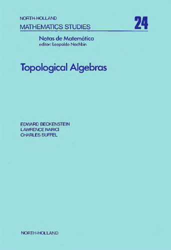 Topological Algebras