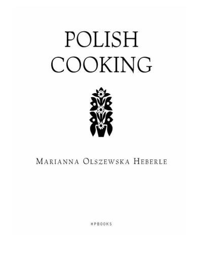 Polish Cooking, Revised