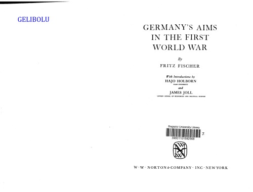 Germany’s Aims in the First World War