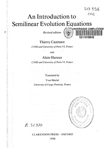 An introduction to semilinear evolution equations